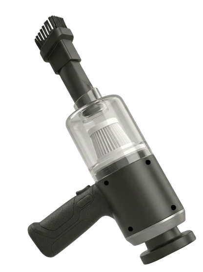 Portable Cordless Handheld Car Vacuum Cleaner Dual Use Blowing & Suction with Multi-Nozzles for Car Home Pet Office